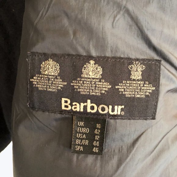 Barbour - Cavalry Diamond Quilted Jacket - Navy - Picture 7 of 8